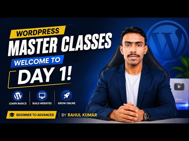 WordPress Full Course for Beginners | Day 1 | Domain, Hosting & Hostinger #wordpress #tech 