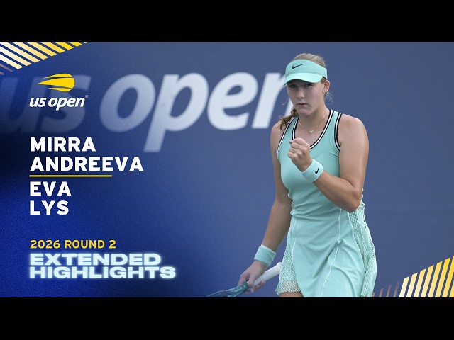 Resumen extendido: Mirra Andreeva vs. Eva Lys | Segunda ronda del Abierto de Estados Unidos 2026