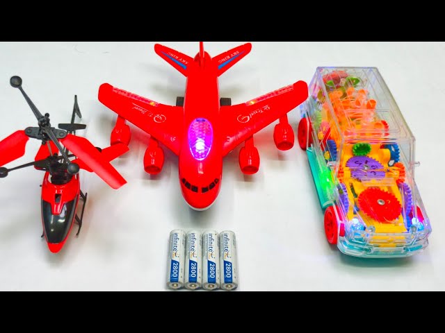 Radio Control Airbus A38O and 3D Lights Gear Vehicle, aeroplane, Aerobus, helicopter, airbus a380