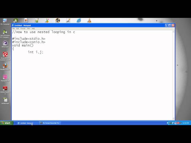 How to Use Nested Looping in C