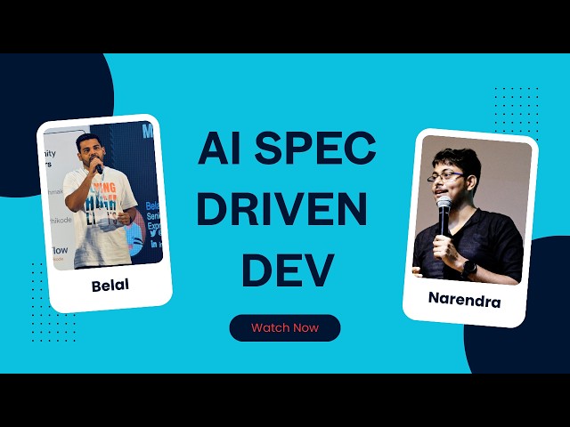 Why Developers Need AI Spec Driven Development NOW