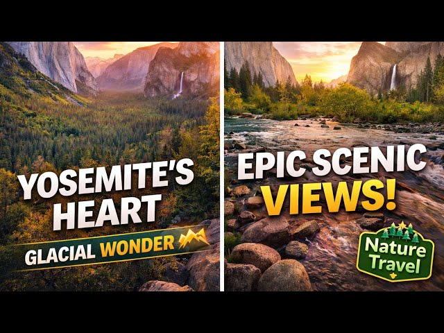 Yosemite Valley: Glacial Heart of Yosemite National Park 🌄 | Scenic Nature Journey