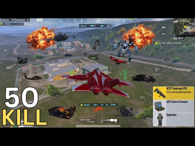 OMG 🤯 Jet + M202 VS Jet Helicopter Tank war in Payload 3.o 💥 || PUBG MOBILE ||