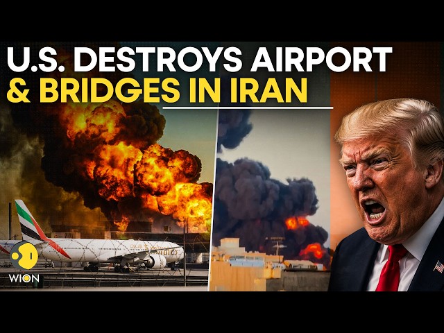 US-Iran War LIVE: US Strikes Destroy Iran's Airport And Bridges, West Asia War Explodes  | WION