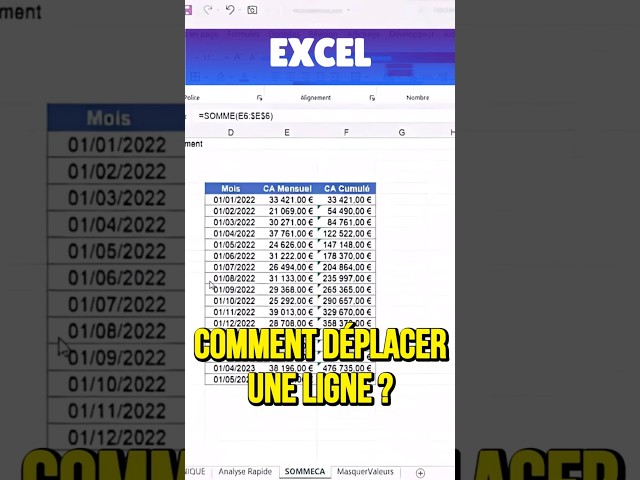 🔥 Move a row in Excel EASILY!