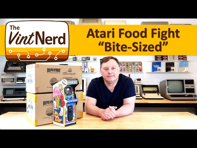 Replicade Atari FOOD FIGHT! 🍔 🍗 🥧