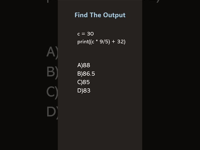 Find the output...#output #findtheoutput #python #pythonprogramming #simpletolearn #simplecoding