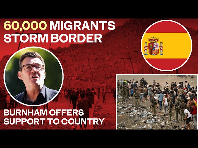60,000 migrants storm Spanish border in 'serious humanitarian crisis'