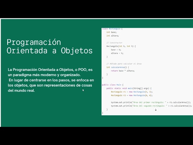 Programación Procedimental vs Programación Orientada a Objetos en Java