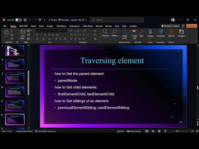Traversing, createElement & Manipulating DOM Elements (Part 25)