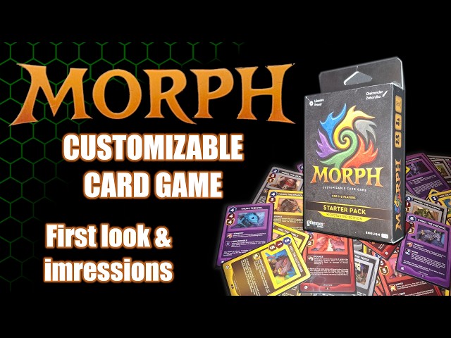 Morph - Customizable Card Game - First Look & Impressions