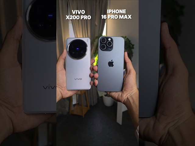 Vivo X200 Pro vs iPhone 16 Pro Max: Ultimate Camera Test Who Wins #shorts