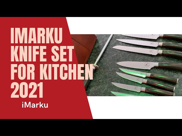 iMARKU 16 Pieces Knife Set | Stainless Steel | Unboxing and Review