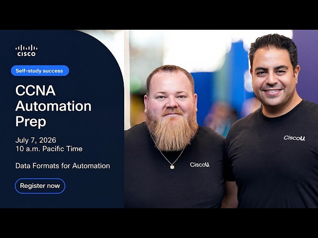 CCNA Automation Prep – Understanding Data Formats for Automation