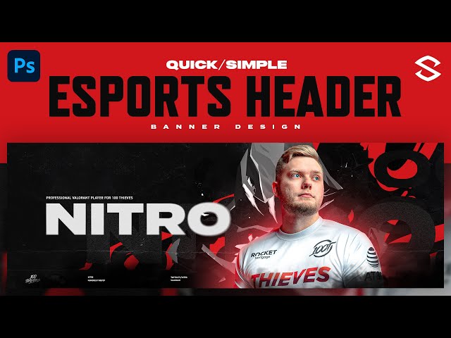 PS Tutorial:  Quick Simple Esports Banner Design