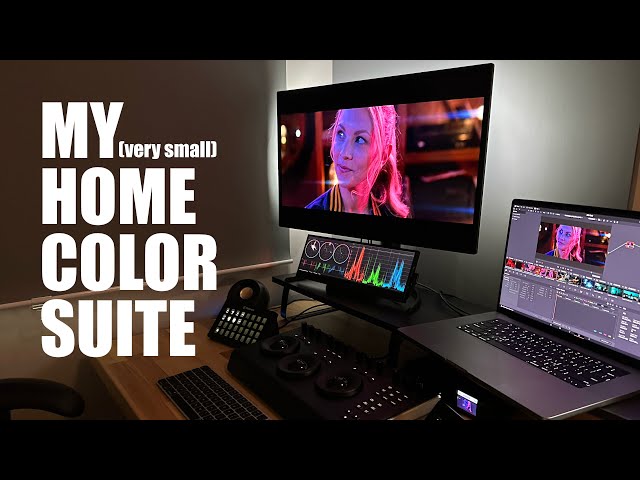 my [very small] home color grading suite