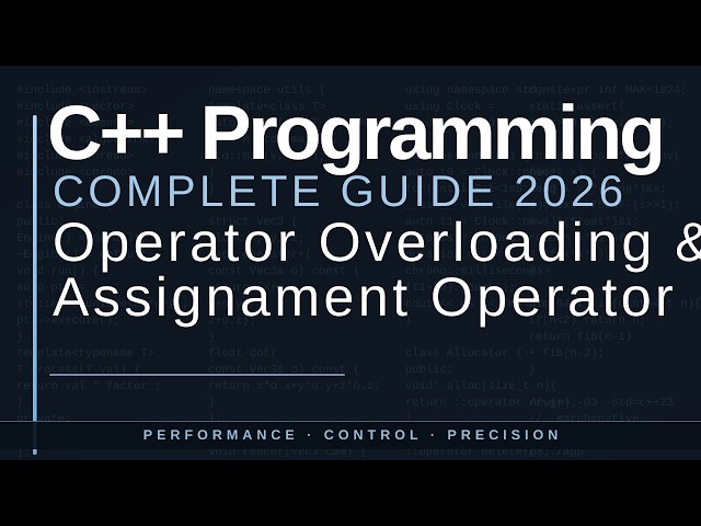 Operator Overloading in C++