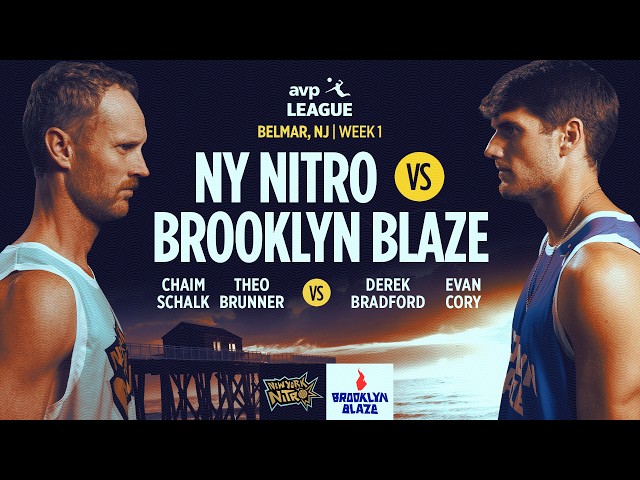 AVP LEAGUE WEEK 1 - Belmar, NJ | Men New York Nitro v Brooklyn Blaze