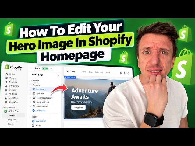 How To Edit  Your Hero Image In Shopify Homepage (2026)