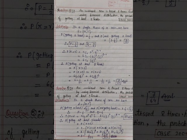 Probability using binomial distribution