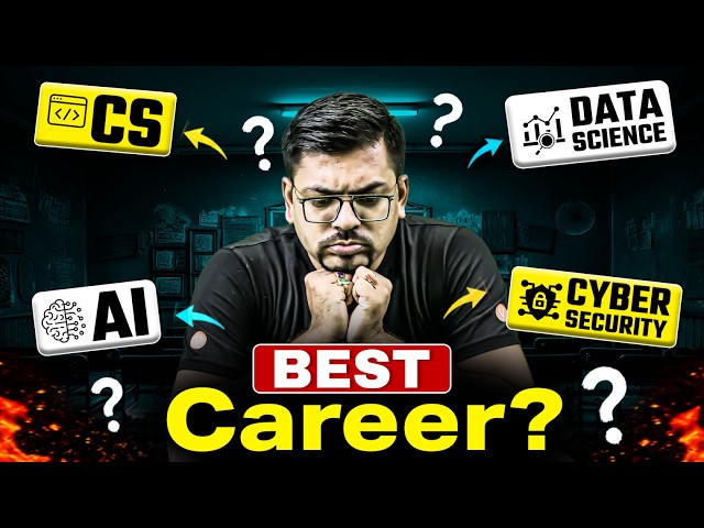 B.Tech in CSE vs AI vs DS vs Cyber Security🔥What to Choose? JEE 2026 | Harsh Sir