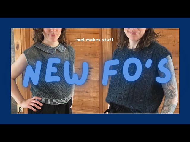 MEL MAKES STUFF Episode 018: 2 Finished Objects, and My First Japanese Knitting Pattern
