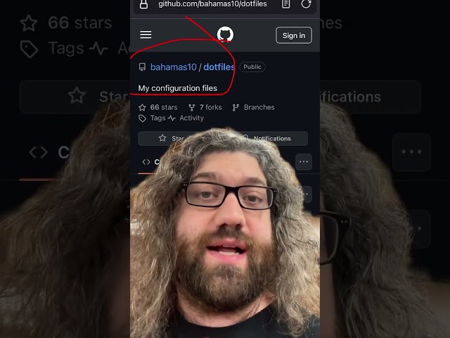 how i manage my dotfiles with GitHub