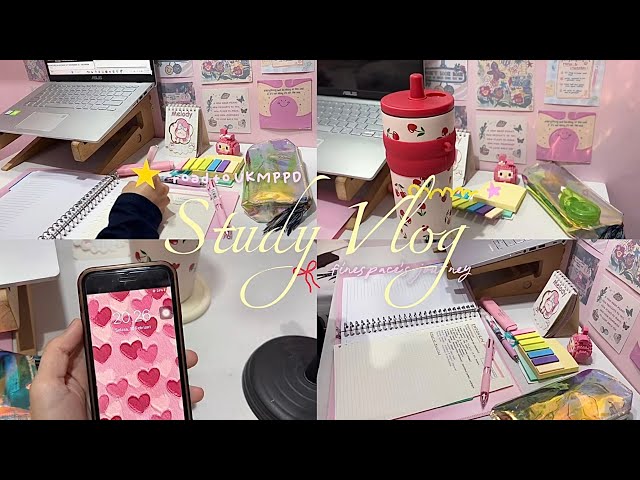 productive study vlog | day 1 studying for UKMPPD 🕯️🧸