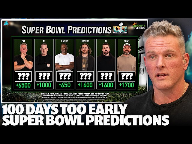 The Pat McAfee Show's 100 Days Too Early Official 2027 Super Bowl Predictions