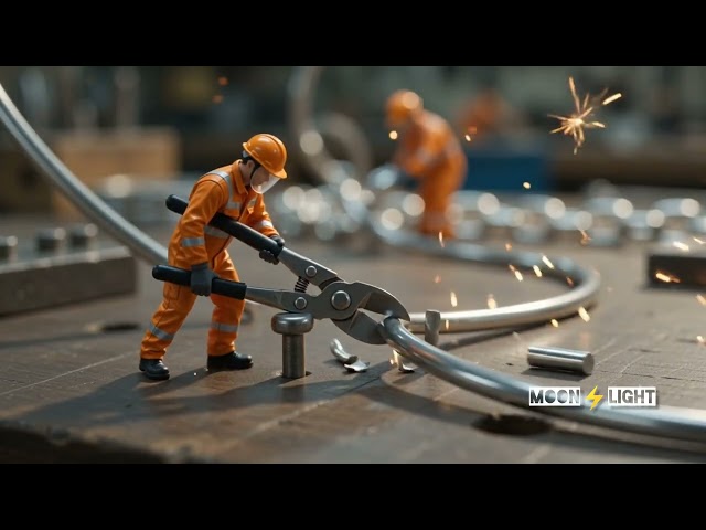 Tiny Workers Turn Silver Into a Stunning Necklace | Satisfying Miniature Factory