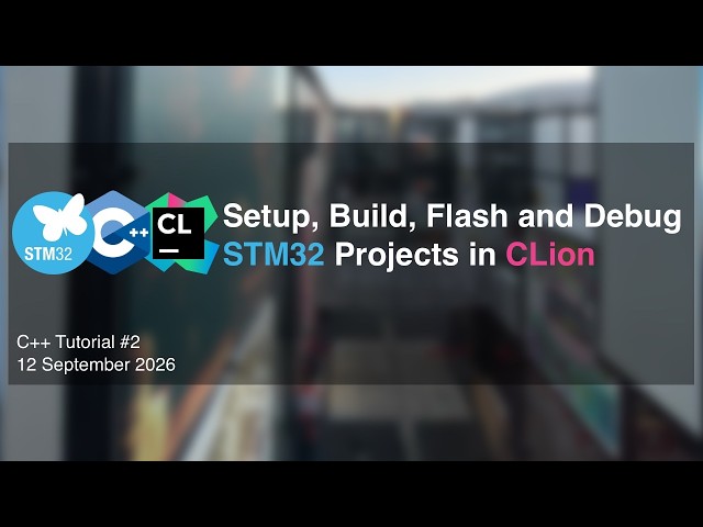 Setup, Build, Flash & Debug STM32 Projects in CLion
