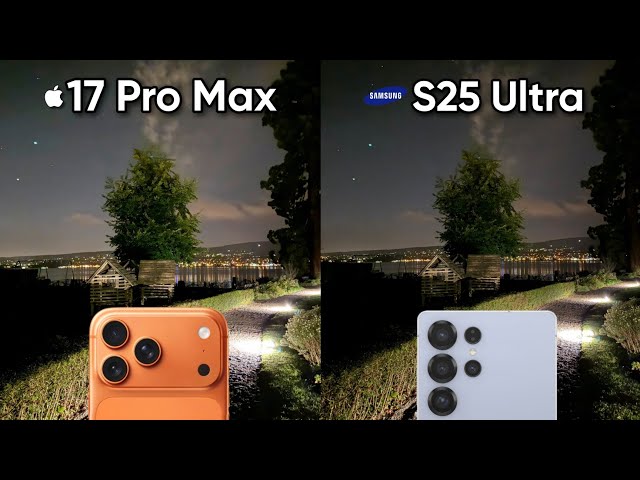 iPhone 17 Pro Max vs Samsung Galaxy S25 Ultra Camera Test 