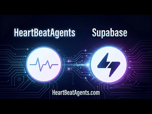 Supercharge your backend - connect Supabase to HeartBeatAgents!