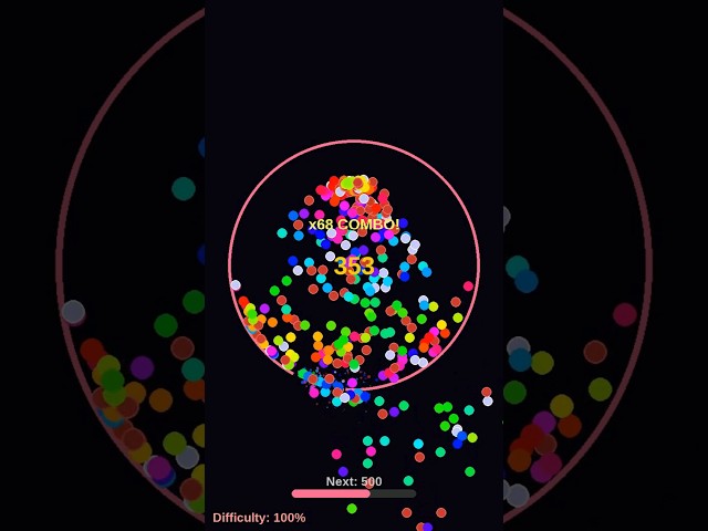 ⚠️ Volume Warning: I Coded a Physics Swarm in Python 🐍 #shorts #asmr