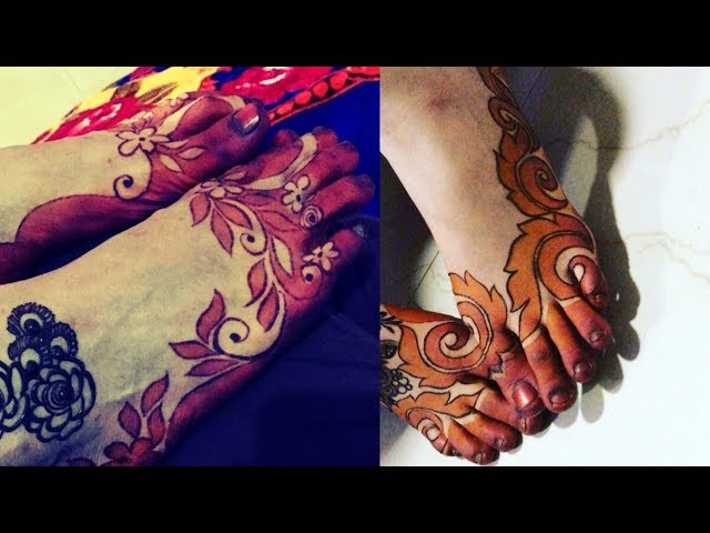 Latest/New Bharwa Mehndi Design for Foot || Bharwa Foot mehndi design |