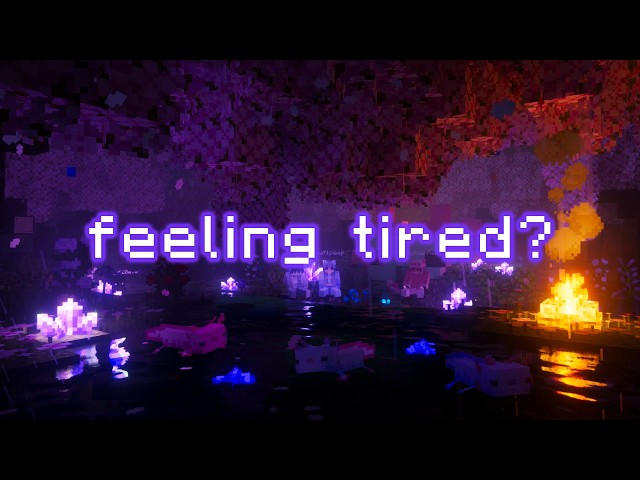 you could use some sleep... (c418 music w/ rain, fire, water)