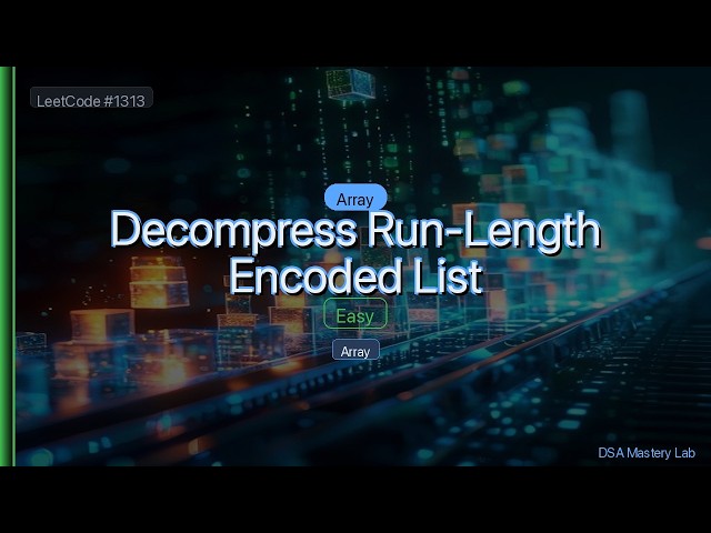 LeetCode 1313: Decompress Run-Length Encoded List — The Array Scan Trick (C#)