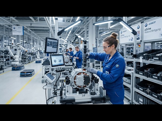 ASÍ SE CONTRUYE EL MOTOR GEN 5 DA BMW: EL MOTOR ELÉCTRICO QUE CAMBIÓ LAS REGRAS