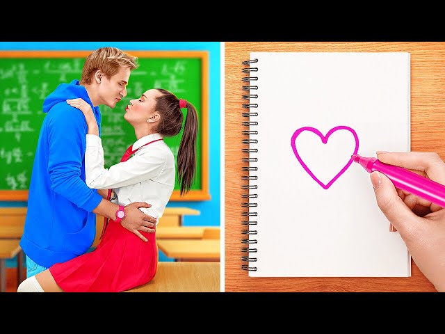 FANTASTICI TRUCCHI SCOLASTICI TIK TOK || Fai-da-te e hack per il ritorno a scuola su 123 GO!