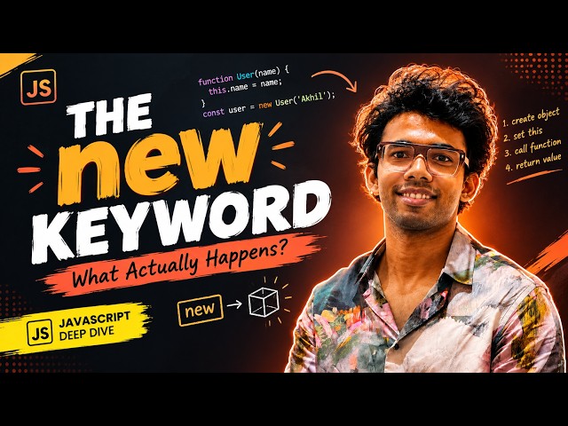 The new Keyword in JavaScript — What Actually Happens?