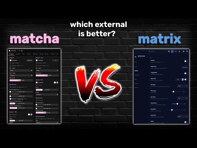 Matrix VS Matcha: Which External Cheat Is Better? (Roblox Rivals)