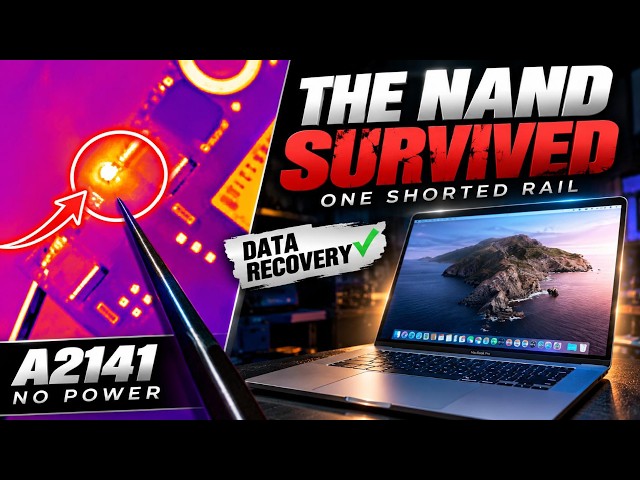 This MacBook Was Stuck in a Power Boot Loop… But the NAND Survived | A2141