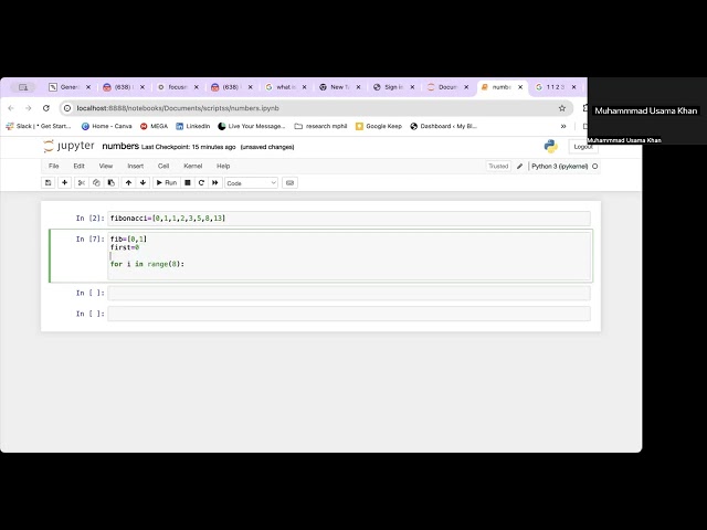 How to write fibonacci sequence using python