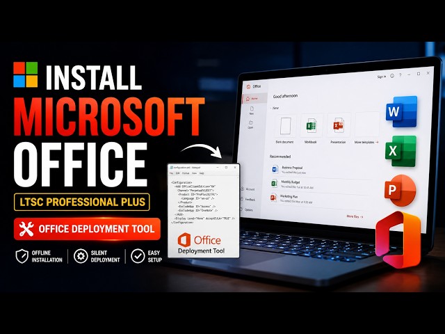 How to Install Microsoft Office LTSC Professional Plus Using Office Deployment Tool