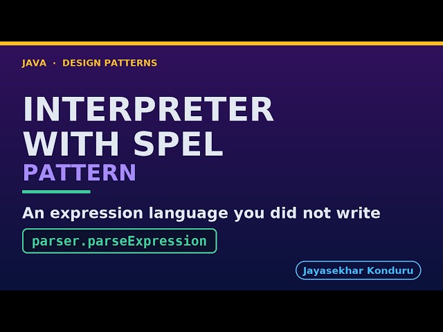 Interpreter with SpEL - Expressions You Did Not Write