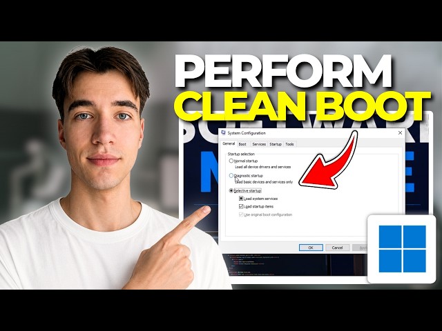 How To Safely Perform A Clean Boot On Windows 11 | Tutorial 2026