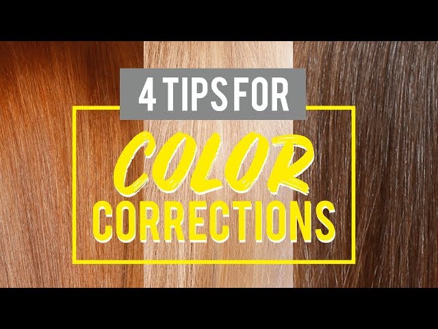 4 Easy Tips for Color Corrections