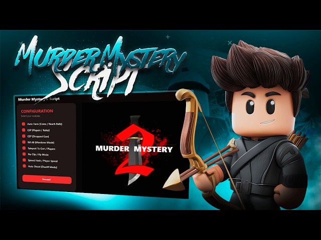 Best Mm2 Script SUMMER UPDATE AUTO FARM SCRIPT | MURDER MYSTERY 2 SCRIPT | KEYLESS 2026