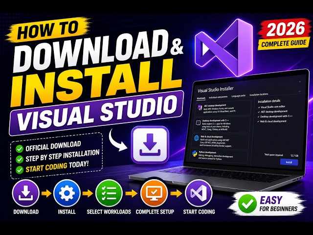 How to download and install Visual Studio