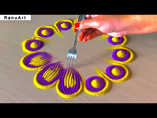 Easy Diwali Rangoli Designs | Simple & Beautiful Rangoli for Diwali 2025 | Ranu Art